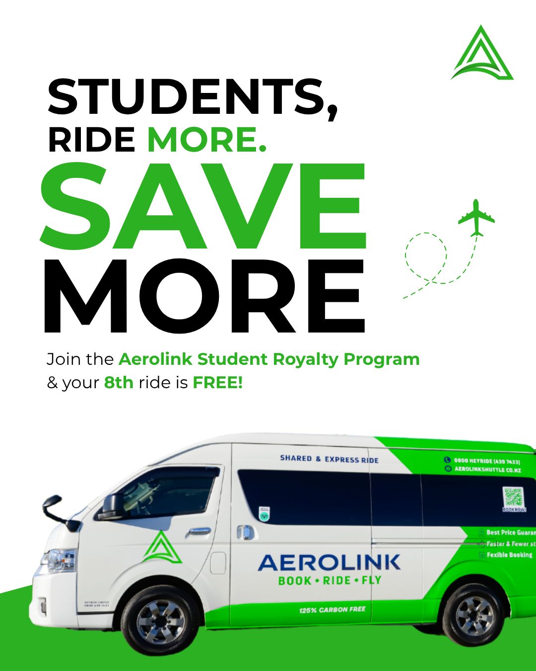Aerolink student pass benefits